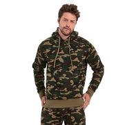 Raff & Taff Felpa con cappuccio | S - 8XL | Sport quotidiano tempo libero | Premium cotone pile interno, Cam.woodl., XXXXXXXL