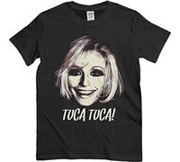 Raffaella Carrà Tuca Tuca Vintage Image Pop Art Unisex 100% Cotton Short-Sleeve T-Shirts Black XXL
