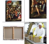 Raffaello Cristo cade design quadro stampa tela dipinto telaio arredo casa