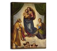 Raffaello la Madonna Sistina quadro stampa tela dipinto telaio arredo casa