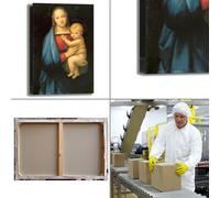 Raffaello Madonna del granduca quadro stampa tela dipinto telaio arredo casa