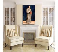 Raffaello san Francesco d'Assisi quadro stampa tela dipinto telaio arredo casa
