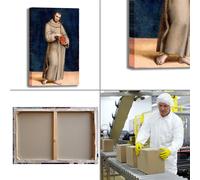 Raffaello san Francesco d'Assisi quadro stampa tela dipinto telaio arredo casa