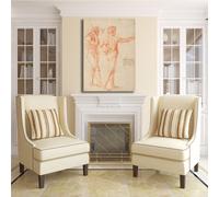 Raffaello studi di nudo design quadro stampa tela dipinto telaio arredo casa