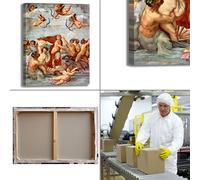 Raffaello trionfo di Galatea quadro stampa tela dipinto telaio arredo casa