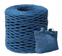 Raffia Ribbon - Eco-Friendly Natural Raffia Yarn for Wrapping | Versatile Raffiia Straw Ribbon | Diyy Straw Hat Craft Material for Gift Packing, Weaving, and Handmade Creations