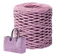 Raffia Ribbon - Eco-Friendly Natural Raffia Yarn for Wrapping | Versatile Raffiia Straw Ribbon | Diyy Straw Hat Craft Material for Gift Packing, Weaving, and Handmade Creations