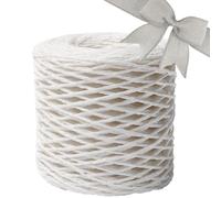 Raffia String | Raffia Ribbon | Yards Raffiia Yarn For Crocheting | Paper Raffias Ribbon F0r Crochet - Raffias Knitting Rope And DIY Making For Beach Bag, Hat, Toy And Craft Project Decoration