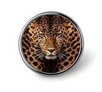 Raffigura un leopardo rotondo distintivo carino spilla cappelli giacche decorazione spilla personalizzata bavero spilla abbigliamento gioielli accessori per festa di nozze regalo