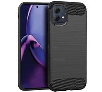 Raffinata custodia in carbonio nero per Motorola Moto G84 5G