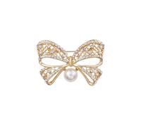 Raffinata spilla a forma di farfalla con strass e perle, spilla decorativa da donna, ideale per tutte le occasioni