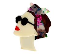 Raffinata spilla da donna in acrilico, spilla da bavero alla moda, accessori per abiti, ideale per regali per matrimoni, compleanni e San Valentino