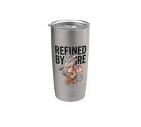 Raffinati Dal Fuoco Creature Mitiche Fantasy Drago Fabbro Bicchiere termico in acciaio inox doppia parete