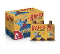 Raffo Lavorazione Grezza Cassa Birra con 24 Bottiglie da 3x33 cl, 7.92 L, Birra Lager Non Filtrata A Bassa Fermentazione dal Gusto Piacevolmente Fresco e dal Colore Dorato, Gradazione 4.8% Vol