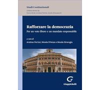 Libri Aa.Vv.Pertici (Cur)-Rafforzare La Democrazia