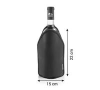 Tescoma Raffredda bottiglie Uno Vino universale in tessuto 15x22 cm Nero