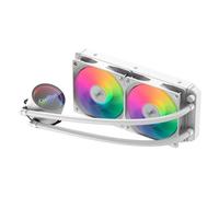 CoolBox Infinite Liquid 240 ARGB Processore Kit di raffreddamento a liquido 12 cm Bianco 1 pz