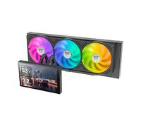 Thermaltake ST360 Ultra, raffreddamento ad acqua all-in-one da 360 mm, display IPS LCD da 7 pollici, ventola ARGB a telaio singolo, pompa ad alte prestazioni, supporto Intel/AMD