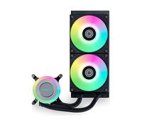 LIANLI Galahad II LITE 240 RGB Nero CPU Cooler con Ventola RGB, 1.1" (28mm), Compatibile con LGA1700, LGA1851, AM4, AM5, 9.4 "(240mm) Radiatore, 1.1" (27 mm) Spesso, LL-GA2L-240R-BK