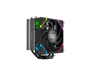 Raffreddamento ad aria XYZ Socket Intel AMD 120mm Thermax 4 Nero A-RGB PWM