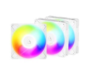 Raffreddamento Aria Arctic 140mm Freezer P14 Pro Reverse A-RGB Pack 3 Bianco LED PWM