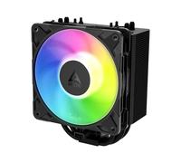 ARCTIC Freezer 36-S A-RGB - Dissipatore CPU con illuminazione A-RGB per Intel e AMD, torre singola, 120 mm ventola P12 Pro ottimizzata per pressione, 600-3000 rpm, cuscinetto fluido, MX-7 incl. - Nero