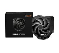 be quiet! Dark Rock 6, raffreddatore ad aria, alta potenza di raffreddamento CPU, modalità semi-passiva Quiet, 6 heatpipes ad alte prestazioni, ventola PWM Silent Wings da 135 mm, alta compatibilità