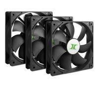 Raffreddamento Aria Inter-Tech 12 cm 800-1500 RPM Nero 3 pezzi
