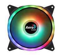 Aerocool Duo 14 ARGB LED PC Fan, 140 mm, 1000 rpm, Curved Fan Blades for Maximum Cooling and Anti-Vibration Pads