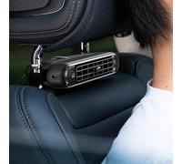 Raffreddamento Del Seggiolino Per Auto - Auto Per Ventola Poggiatesta | Flusso D'aria Del Sedile Posteriore, Ventola Di Circolazione Elettrica A 3 Velocità Con Angolo Regolabile, Potente Accessorio Di