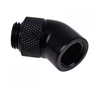 Raffreddamento Liquido Alphacool Racor Girevole 45° G1/4 Nero
