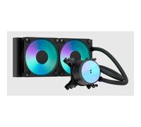 Raffreddamento Liquido Fractal Radius 240 RGB 240mm 2 Ventole Nero