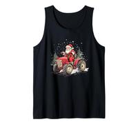 Raffreddare Babbo Natale con Trattore Veicolo Costume Canotta