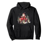 Raffreddare Babbo Natale con Trattore Veicolo Costume Felpa con Cappuccio