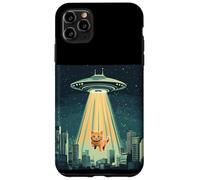 Raffreddare Beam Meow Up con divertenti avventure UFO Custodia per iPhone 11 Pro Max