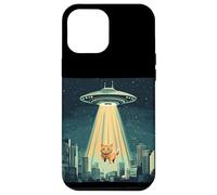 Raffreddare Beam Meow Up con divertenti avventure UFO Custodia per iPhone 12 Pro Max