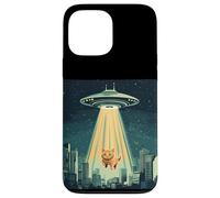Raffreddare Beam Meow Up con divertenti avventure UFO Custodia per iPhone 13 Pro Max