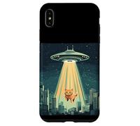 Raffreddare Beam Meow Up con divertenti avventure UFO Custodia per iPhone XS Max