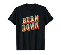 Raffreddare Burn it Down Emblema Maglietta