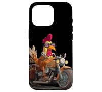 Raffreddare il motore di moto con questo costume da pollo Rocker Custodia per iPhone 16 Pro