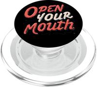 Raffreddare Open Your Mouth Speech Emblem PopSockets PopGrip per MagSafe