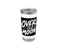 Raffreddare Sopra la Luna Emblema Look Bicchiere termico in acciaio inox doppia parete