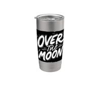 Raffreddare Sopra la Luna Emblema Look Bicchiere termico in acciaio inox doppia parete