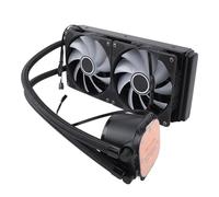 Raffreddatore a Liquido per Computer, Radiatore CPU con Ventole di Controllo PWM Doppie da 240 Mm e 120 Mm con Luci ARGB, di Raffreddamento a Liquido per 115X 1200