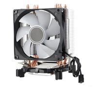 Raffreddatore CPU RGB con 2 tubi di calore e compatibilità con LGA775, 1150, 1151, 1155, 1156, 1200 e tipi di socket (A400-pro)
