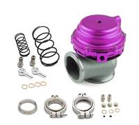 Raffreddatore d'acqua Turbo esterno Wastegate da 44 mm con flangia Hardware MV-R raffreddato ad acqua Valvola di riscaldamento(Purple)