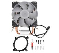 Raffreddatore D'aria CPU, Dissipazione Rapida del Calore, Design Silenzioso, Illuminazione RGB, Doppio Tubo in Rame, Ventole di Raffreddamento CPU per Computer da 90 Mm 48cfm