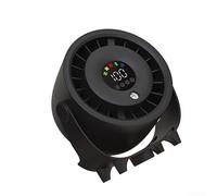 Raffreddatore d'aria da tavolo a 100 velocità con grande serbatoio d'acqua, funzione nebbia intermittente e compatibilità con ghiaccio per l'estate (nero)