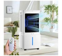 Raffreddatore D'Aria Evaporativo con Serbatoio D'Acqua Da 25l, Funzionamento A 3 Velocità, Telecomando E Timer, Raffreddatore A Evaporazione per Camera Da Letto, Ufficio, Piccoli Spazi