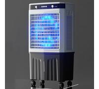 Raffreddatore D'aria Evaporativo Industriale Raffreddatore per Paludi con Oscillazione a 60° Ventola Del Radiatore Ad Acqua con Serbatoio Dell'acqua da 50 L 3 Velocità 4Banchi di Ghiaccio per Casa